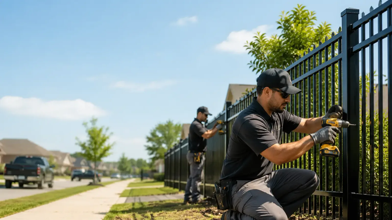 Metal Fence Installation in Oakwood, VA